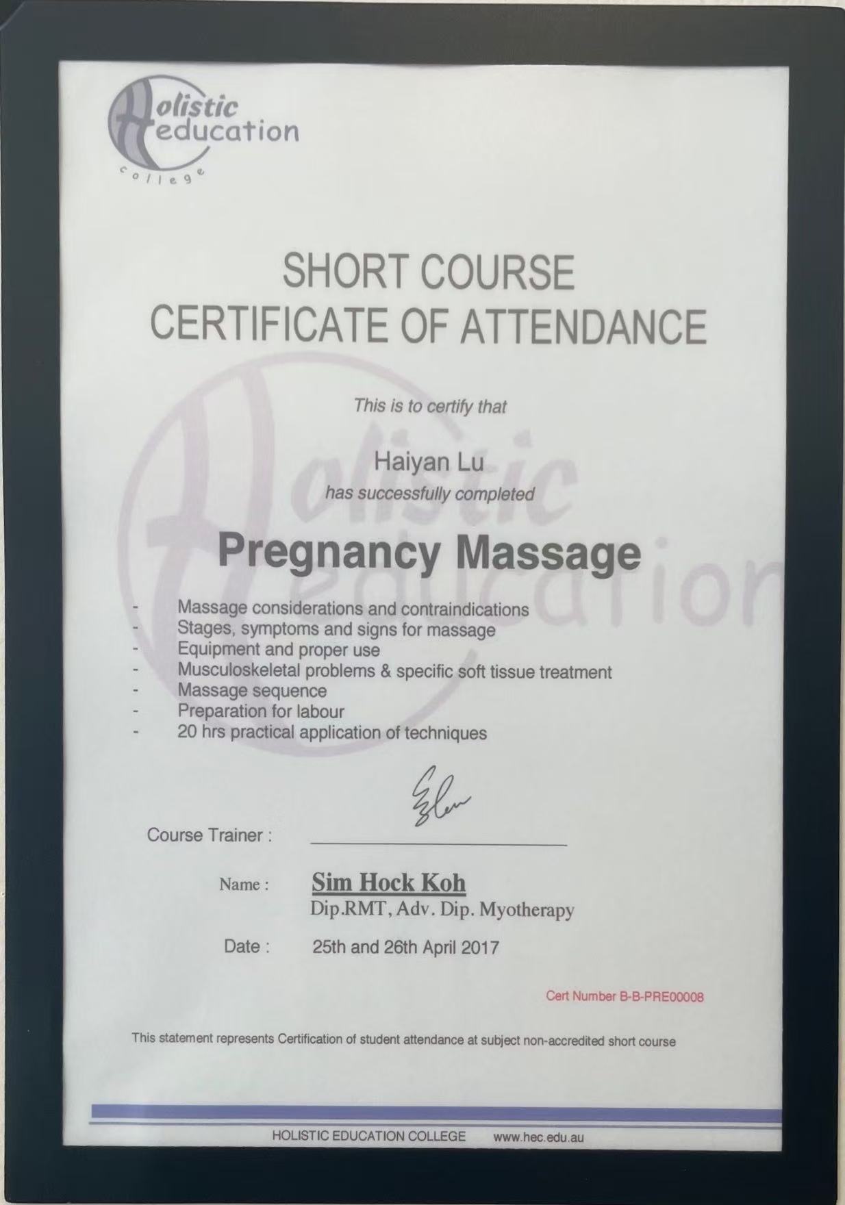 Pregnancy Massage