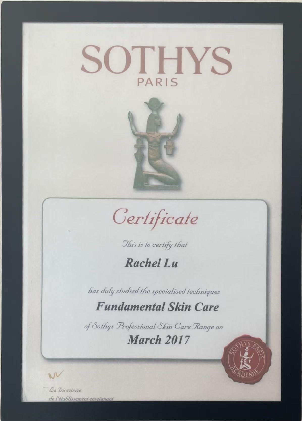 Facial Certificate